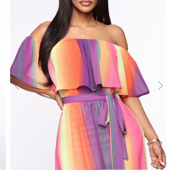 NWT fashion nova pride and joy maxi dress size s - Picture 4 of 7